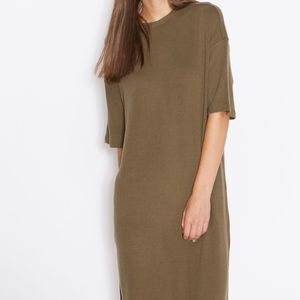 NWT Amazing Quality: Olive Green T-Shirt Dress: Buy both for $20